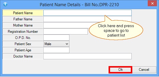 patient details